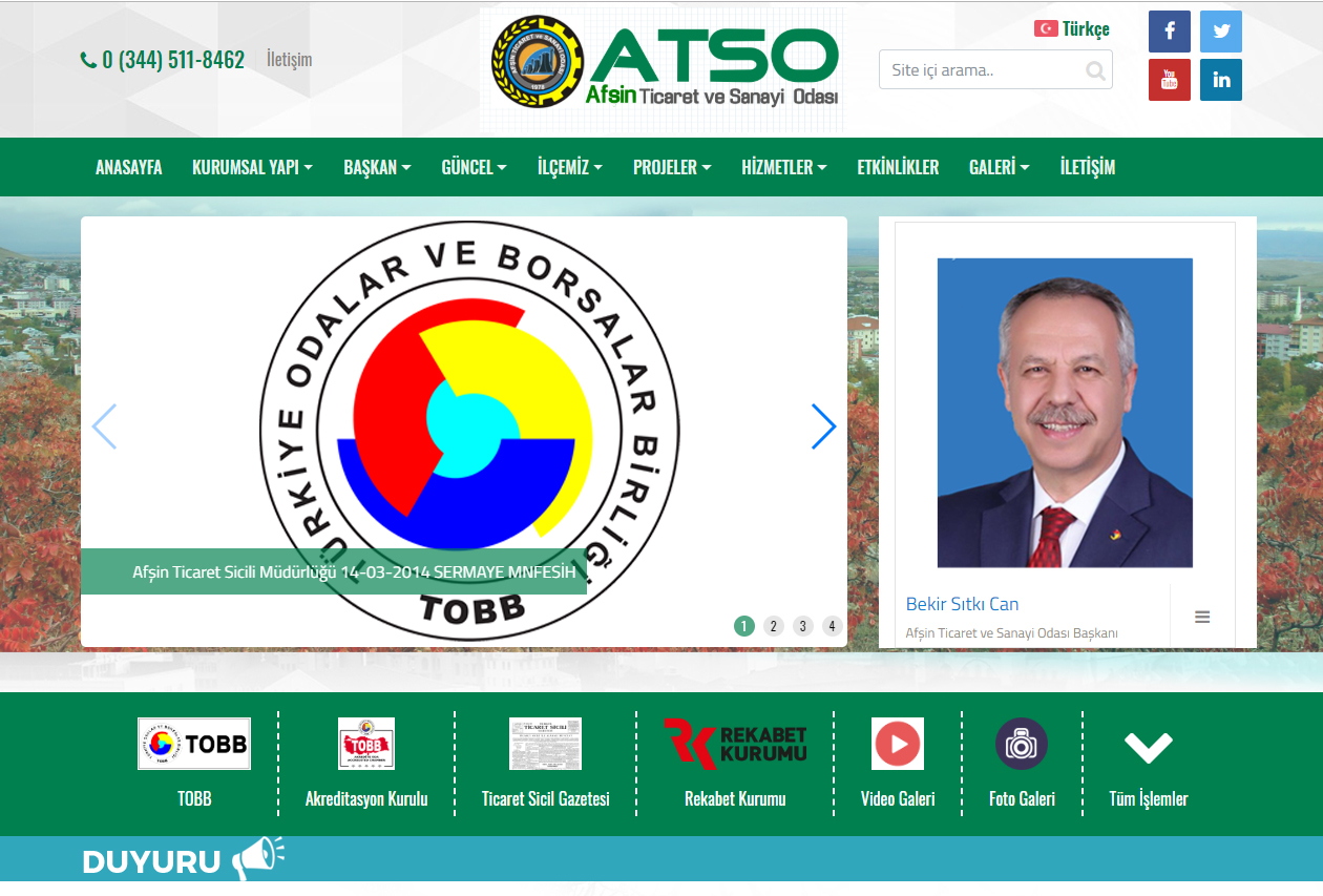 web sitemiz yenilendi.